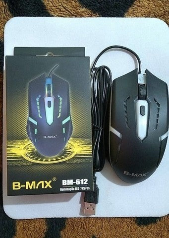 Mouse P/Game Gamer BM-63 BMAXX 3000 Dpi Rgb Led