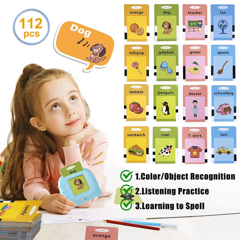 CardKids Educacional 224 Palavras para Aprender Inglês