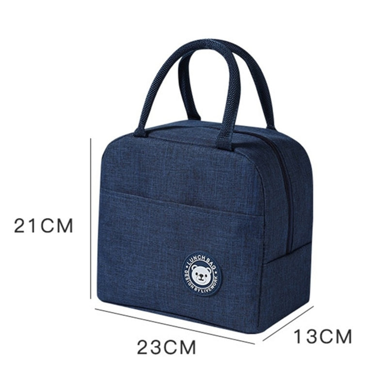 Bolsa Térmica Portátil Com Isolamento Térmico De Desenho Moda Enviar cor aleatória