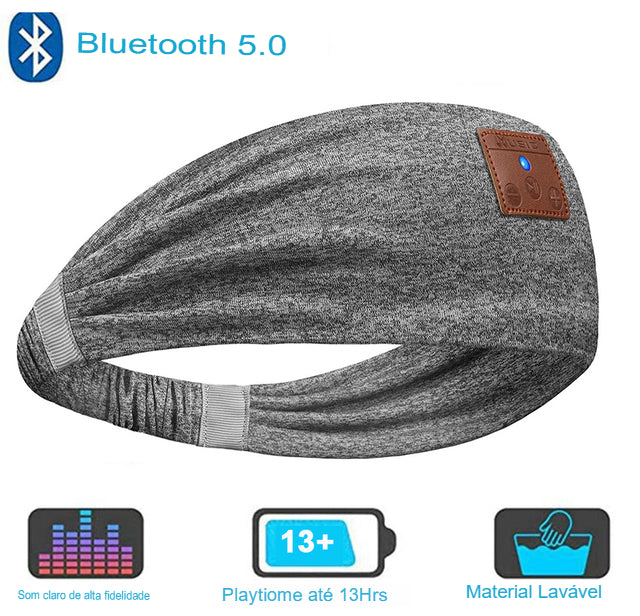 Headband com fone bluethooth